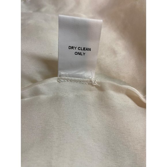 Choices Crochet Lace Inset Jacket Open Front Womens Petite Small White - Picture 6 of 6